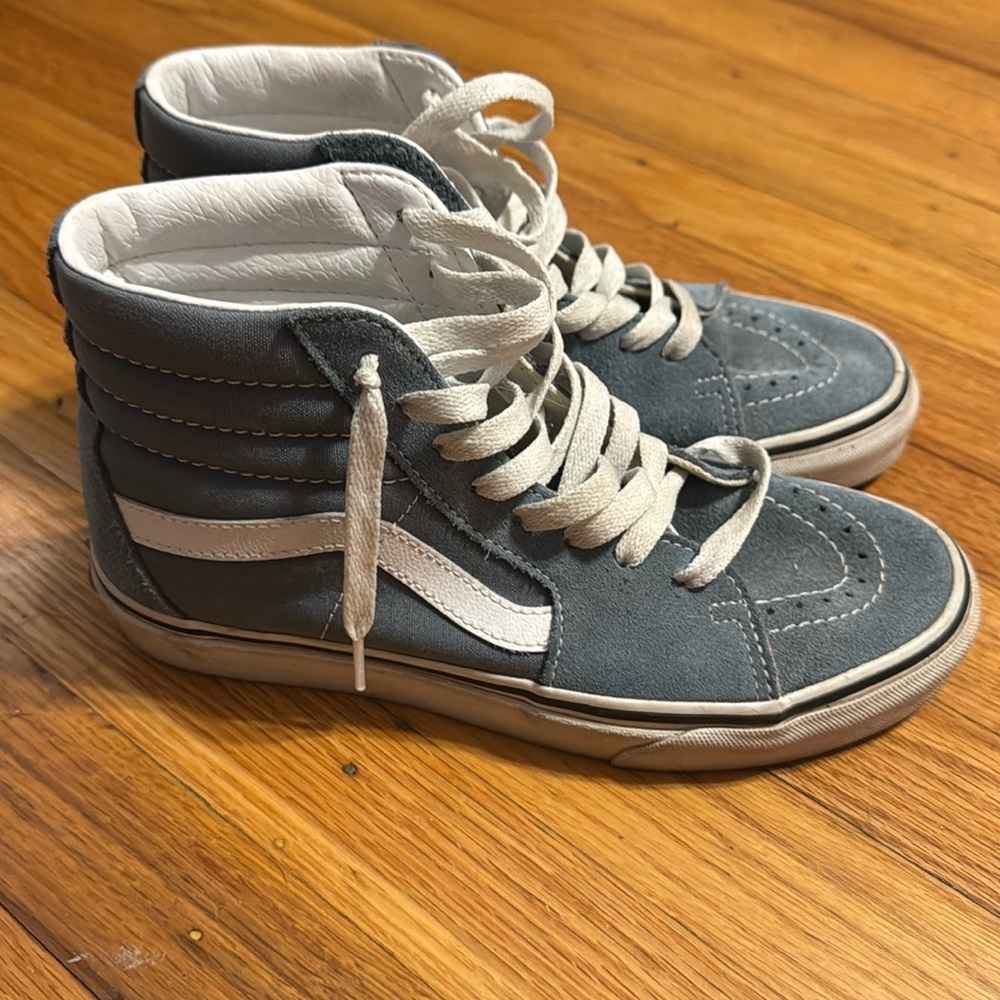 Light Blue Hightop Vans